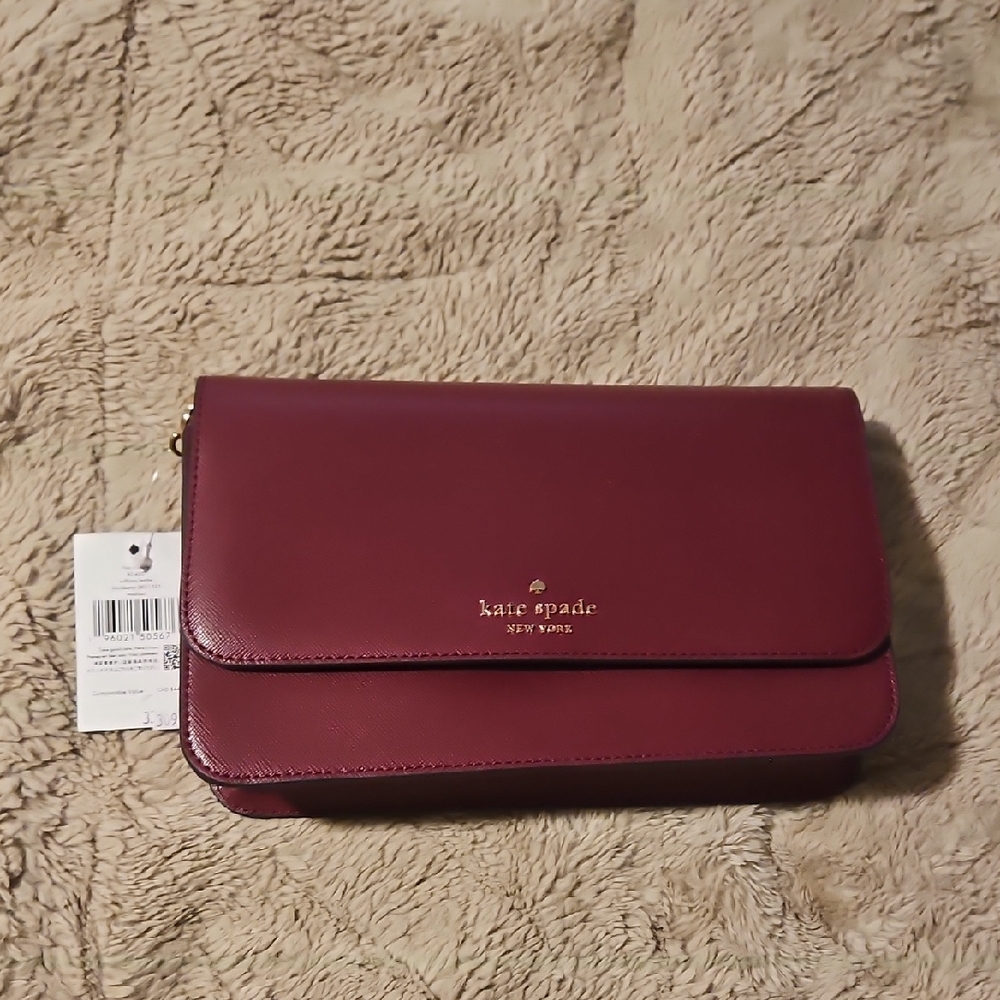 Kate Spade Plum/burgundy Clutch